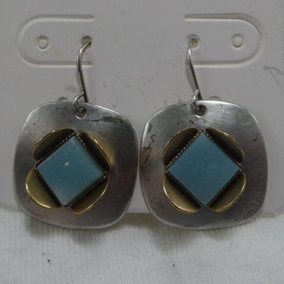 MBSF Marjorie Baer dangle Earrings Boho Artisan - Picture 1 of 6